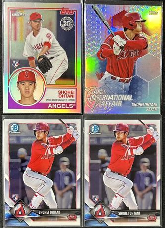 2018 Mixed Shohei Ohtani RC Lot (4)
