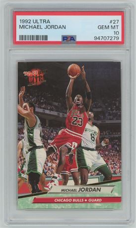 1992 Ultra #27 Michael Jordan PSA 10 GEM MINT