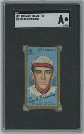 1911 T205 Piedmont Frank Corridon SGC Authentic