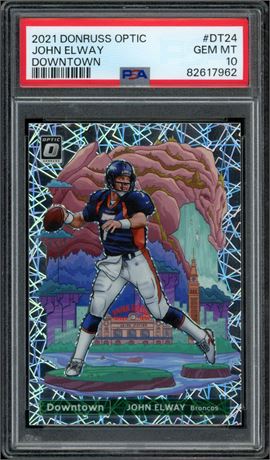 2021 Donruss Optic John Elway Downtown PSA 10 GEM MINT