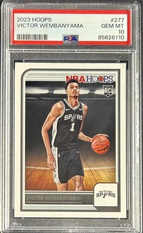 2023 Panini Hoops #277 Victor Wembanyama RC PSA 10 GEM MINT