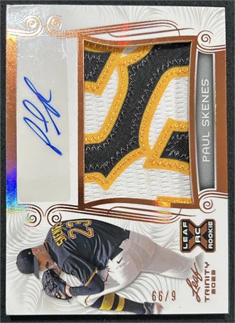 2023 Leaf Trinity Paul Skenes RPA 6/99 Sick Patch! (Top Left Corner Ding)