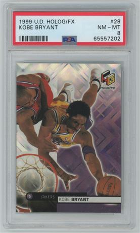 1999 Upper Deck HoloGrFX #28 Kobe Bryant PSA 8 NMMT