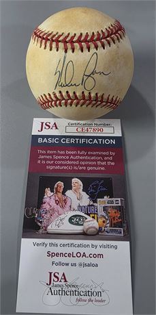 Nolan Ryan Autographed Official American League Baseball JSA