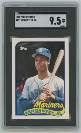 1989 Topps Traded #41T Ken Griffey Jr RC SGC 9.5 MINT+
