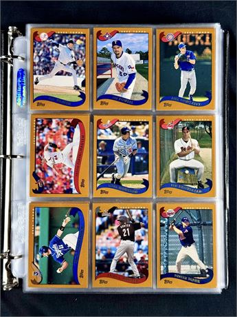2002 Topps Baseball Traded Set Rare and Difficult to Complete