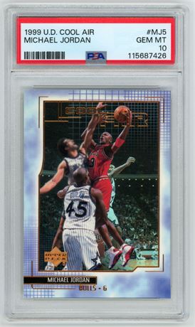 1999 Upper Deck Cool Air Michael Jordan PSA 10 GEM MINT