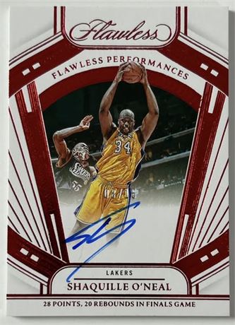 2023 Flawless Shaquille O'Neal Flawless Performances 8/15 Auto