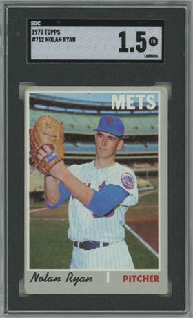 1970 Topps #712 Nolan Ryan SGC 1.5 FAIR
