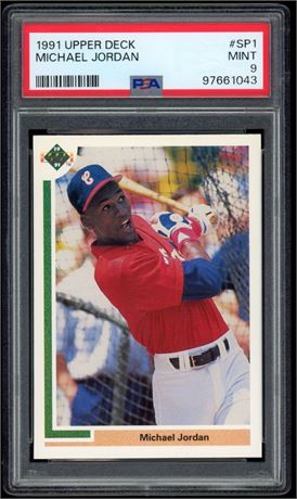 1991 Upper Deck Michael Jordan PSA 9