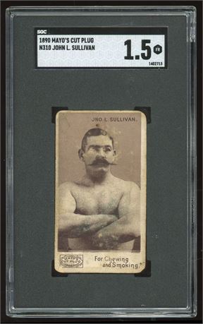 1890 N310 Mayo's Cut Plug John L. Sullivan SGC 1.5 FAIR