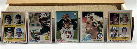 1978 Topps Complete Set (1-726) VGEX+ AVG