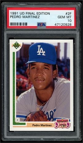 1991 UD Final Edition Pedro Martinez RC PSA 10 GEM MINT