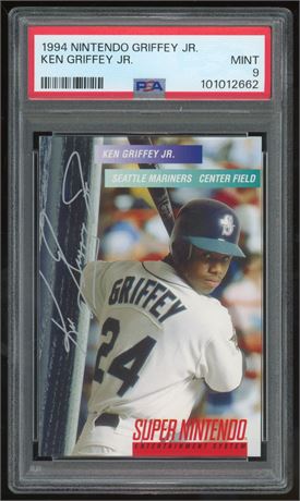 1994 Nintendo Ken Griffey Jr PSA 9 MINT