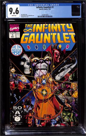 Infinity Gauntlet #1 CGC 9.6 (1991)