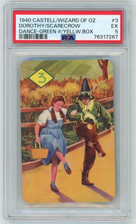 1940 Castell Wizard Of Oz #3 Dorothy/Scarecrow Dance PSA 5 EX