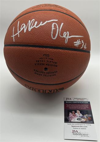Hakeem Olajuwon Autographed Spalding Official Game Ball JSA