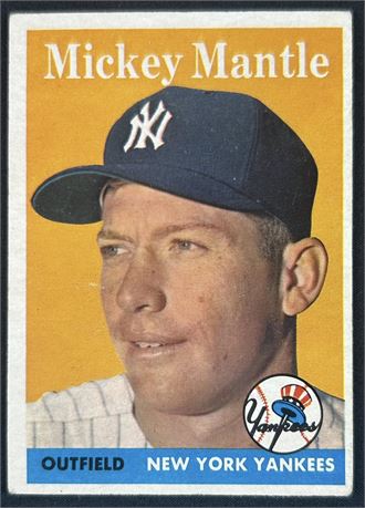 1958 Topps #150 Mickey Mantle VG