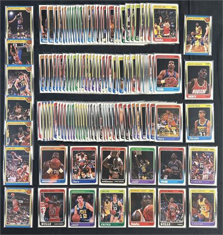 1988 Fleer Complete Base Set (1-132) w/ Complete Sticker Set NM AVG (READ)
