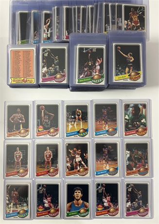 1979 Topps Basketball Lot (220+) w/ Stars EXMT+ AVG READ