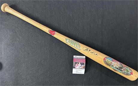 Carl Yastrzemski Autographed Full Size Cooperstown Bat JSA