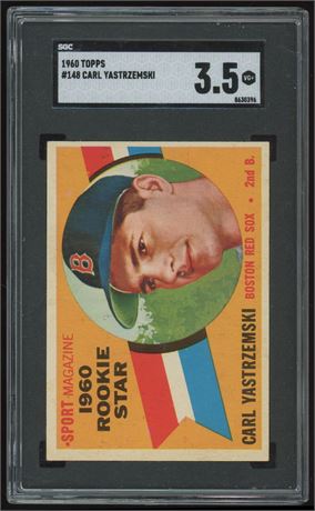 1960 Topps #148 Carl Yastrzemski RC SGC 3.5 (READ)