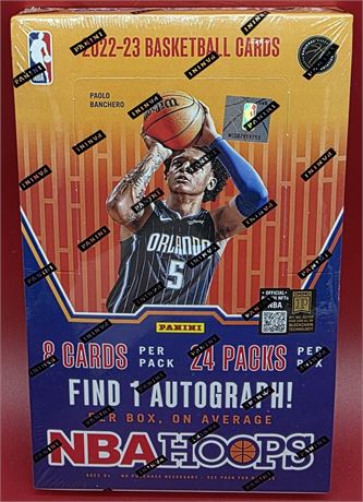 2022 Panini NBA Hoops Sealed Hobby Box