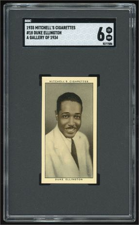 1935 Mitchell's A Gallery of 1935 #18 Duke Ellington SGC 6 EXMT