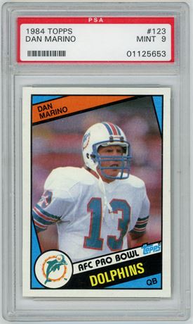 1984 Topps #123 Dan Marino RC PSA 9 MINT