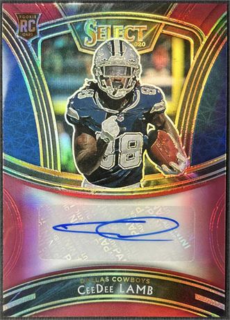 2020 Panini Select CeeDee Lamb RC Autograph 16/25