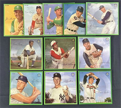 1964 Auravision Lot (11) w/ Ford, F Robinson, Banks, & More