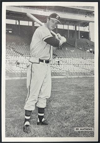 1954 All-Star Eddie Mathews Photo Pack RARE
