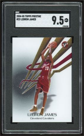 2004 Topps Pristine #23 LeBron James SGC 9.5 MINT+