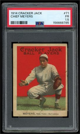 1914 Cracker Jack #71 Chief Meyer PSA 1.5 FAIR