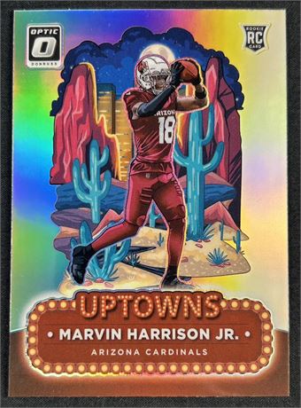 2024 Panini Donruss Optic #5 Marvin Harrison Jr RC Uptowns