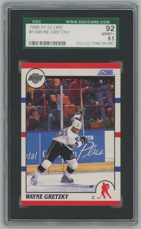 1990 Score #1 Wayne Gretzky SGC 8.5 NMMT+