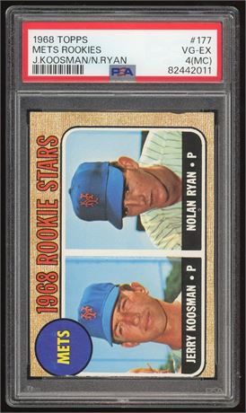 1968 Topps #177 Nolan Ryan RC PSA 4(MC)