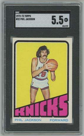 1972 Topps #32 Phil Jackson SGC 5.5 EX+