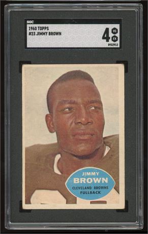 1960 Topps #23 Jimmy Brown SGC 4 VGEX