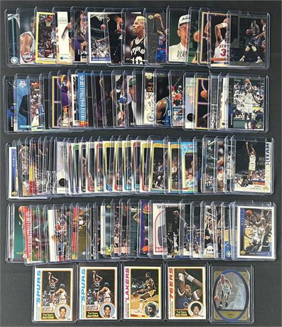 1980's-90's Basketball Star Lot (90+) w/ Penny, R Miller, Kidd + Tons More