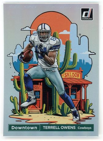 2024 Panini Donruss Terrell Owens Downtown Case Hit SSP