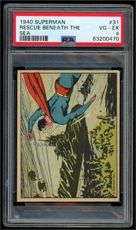 1940 Superman #31 Rescue Beneath The Sea PSA 4 VGEX