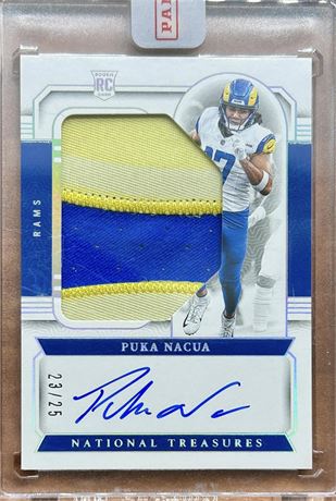 2023 Panini National Treasures Puka Nacua RPA 23/25