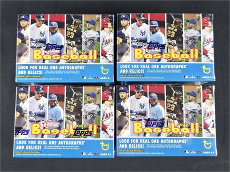 2022 Topps Heritage Baseball Retail Factory Sealed Blaster Box Lot (4)