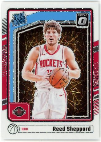 2024 Donrus Optic Reed Sheppard Rated Rookie 32/59 White Velocity Prizm