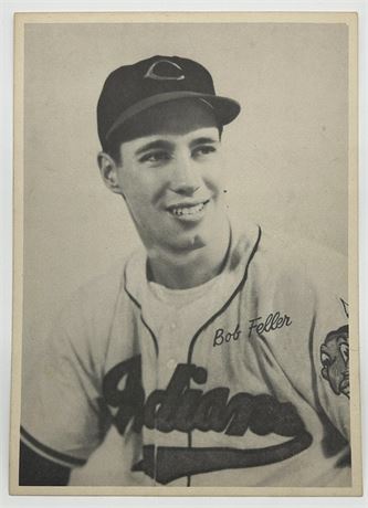 1948 Cleveland Indians Picture Pack Bob Feller (Small Tear on Right Edge)
