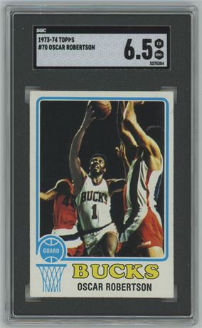 1973 Topps #70 Oscar Robertson SGC 6.5 EXNM+