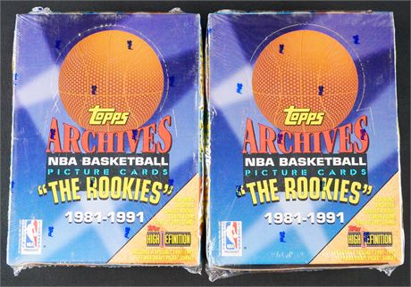 1993 Topps Archives Basketball The Rookies Box Lot (2)