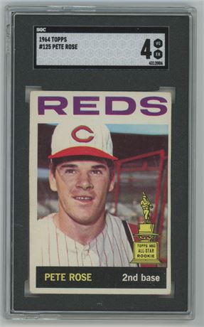 1964 Topps #125 Pete Rose SGC 4 VGEX