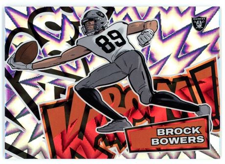 2025 Panini Absolute #8 Brock Bowers Kaboom! SSP Case Hit